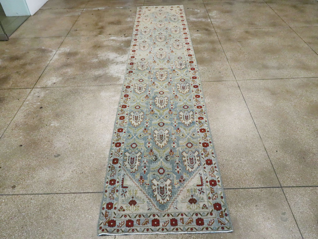 Vintage Persian Malayer Long Runner (Pair: 1 of 2), No.29823 - Staging