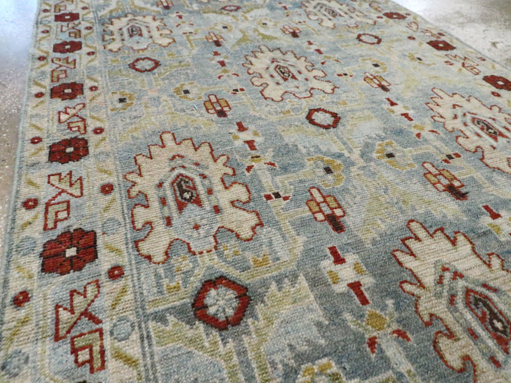 Vintage Persian Malayer Long Runner (Pair: 1 of 2), No.29823 - Staging