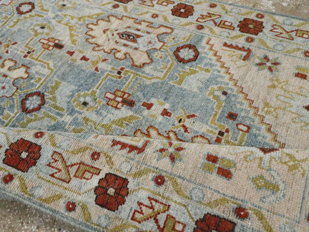 Vintage Persian Malayer Long Runner (Pair: 1 of 2), No.29823 - Staging
