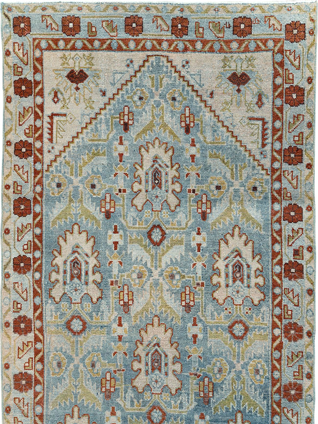 Vintage Persian Malayer Long Runner (Pair: 1 of 2), No.29824 - Staging