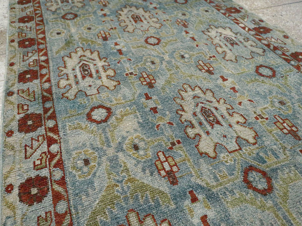 Vintage Persian Malayer Long Runner (Pair: 1 of 2), No.29824 - Staging