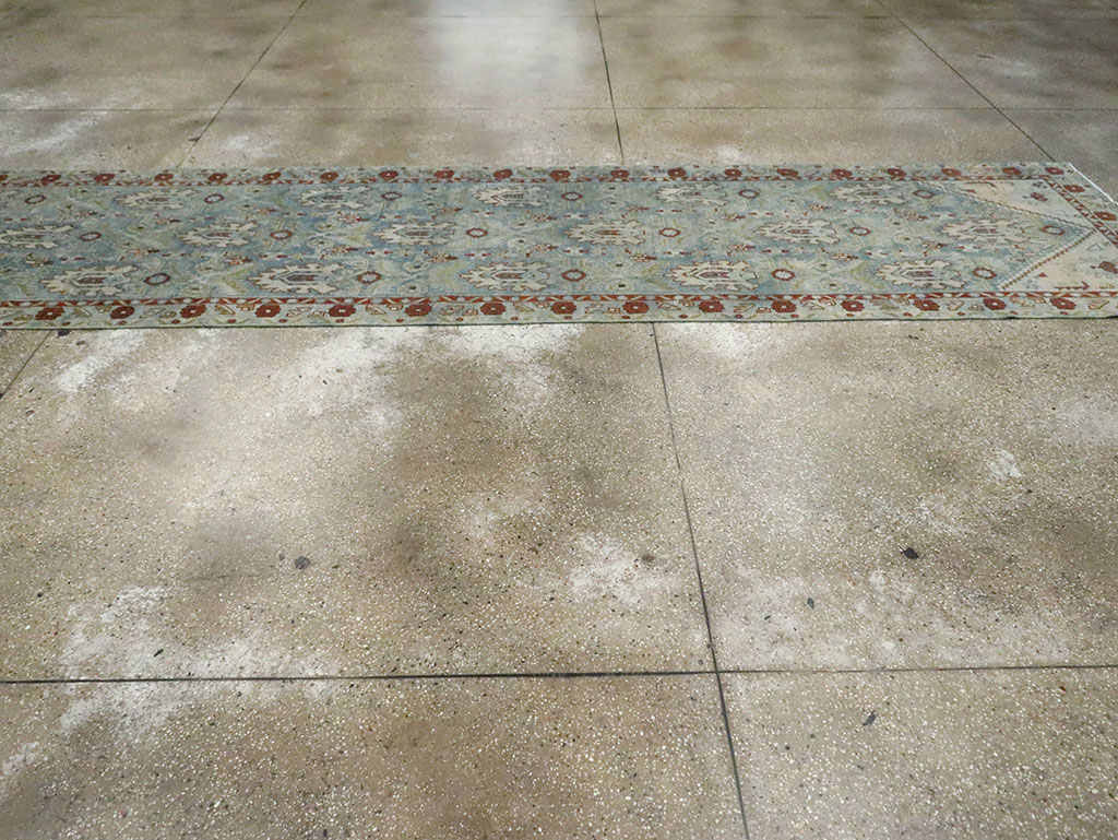 Vintage Persian Malayer Long Runner (Pair: 1 of 2), No.29824 - Staging