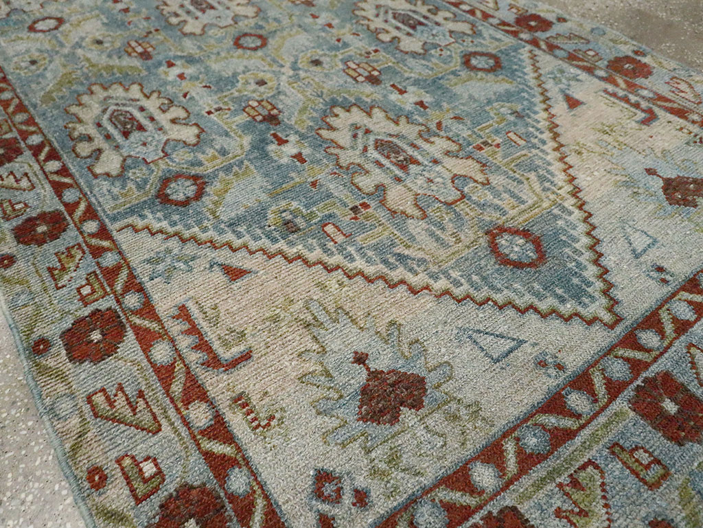 Vintage Persian Malayer Long Runner (Pair: 1 of 2), No.29824 - Staging