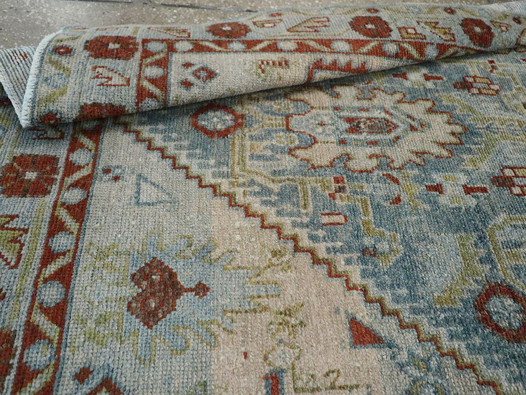 Vintage Persian Malayer Long Runner (Pair: 1 of 2), No.29824 - Staging