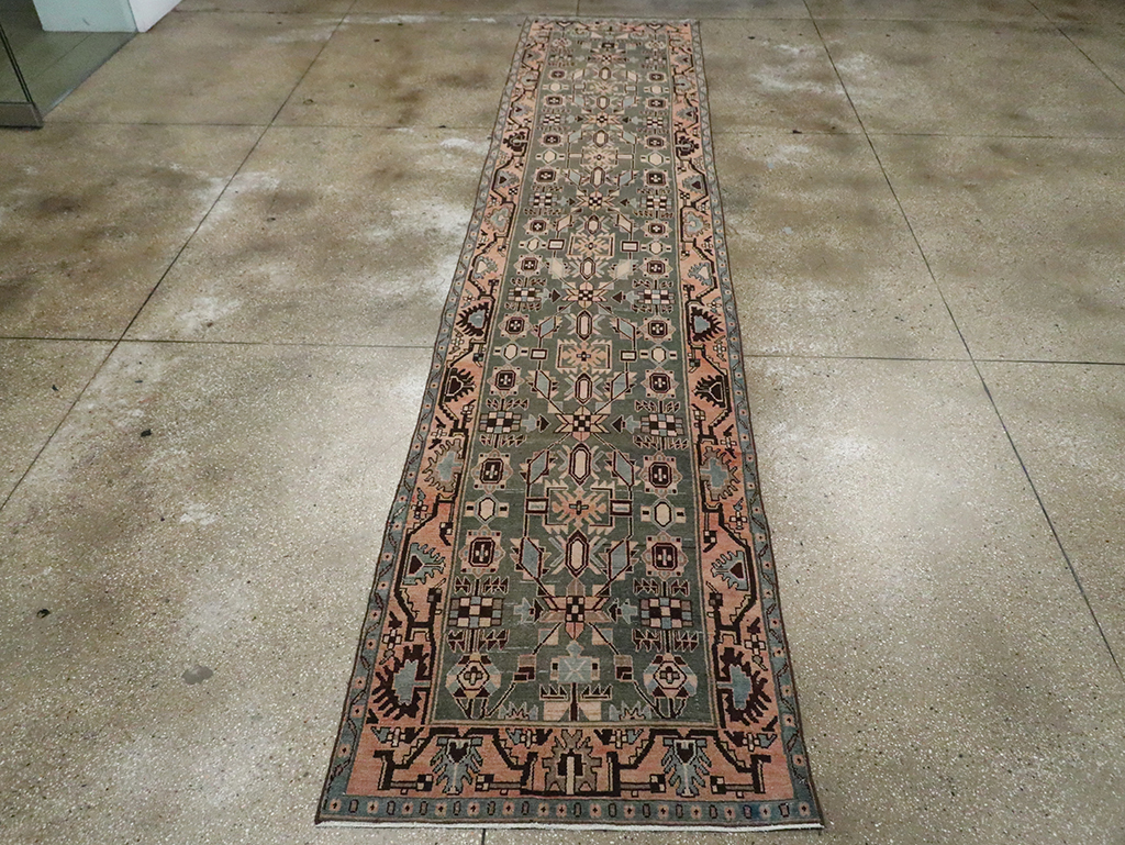 Vintage Persian Malayer Runner, No.29825 - Staging
