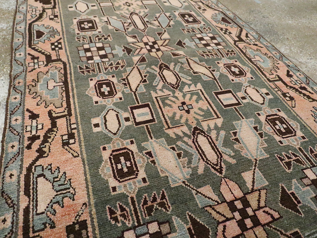 Vintage Persian Malayer Runner, No.29825 - Staging