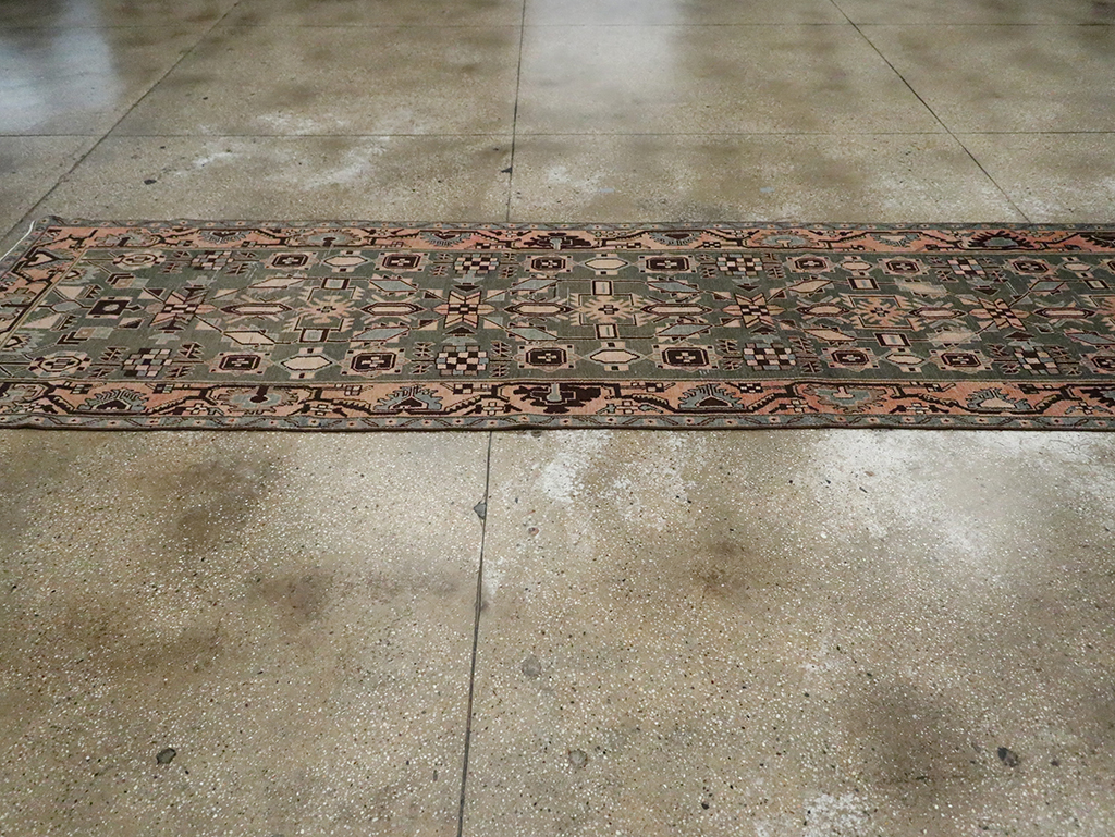 Vintage Persian Malayer Runner, No.29825 - Staging