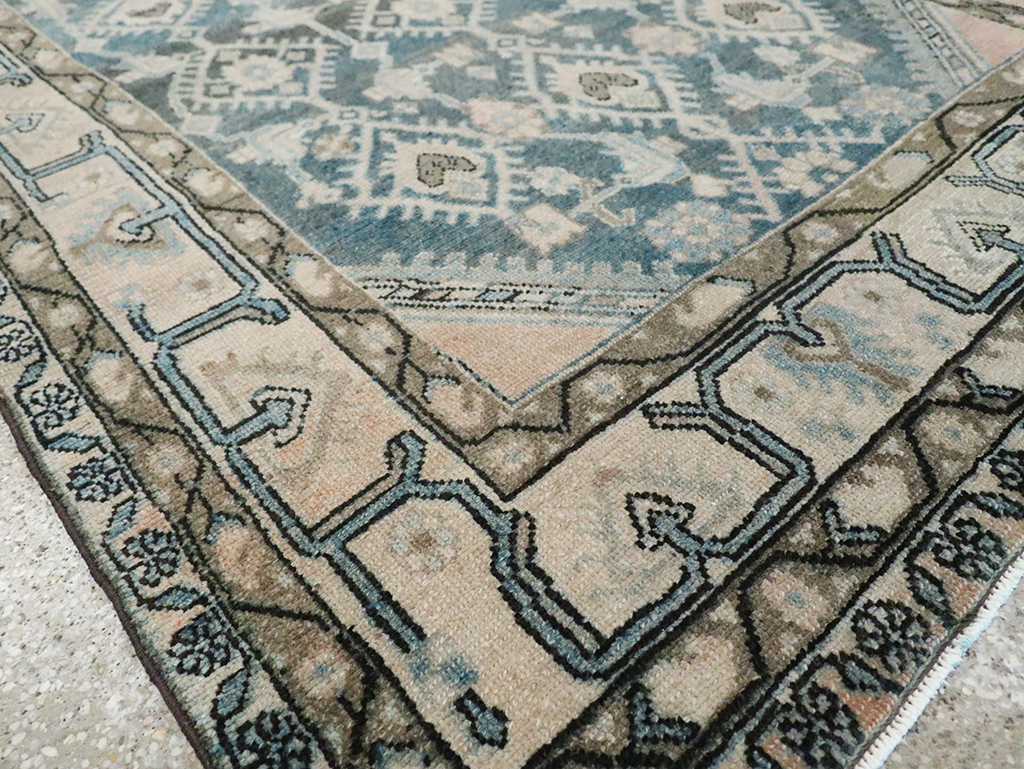 Vintage Persian Malayer Accent Rug, No.29827 - Staging