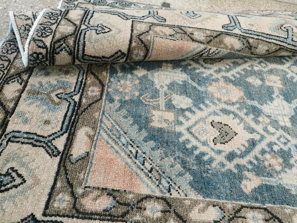 Vintage Persian Malayer Accent Rug, No.29827 - Staging