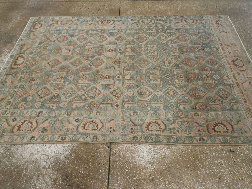 Vintage Persian Malayer Rug, No.29828 - Staging