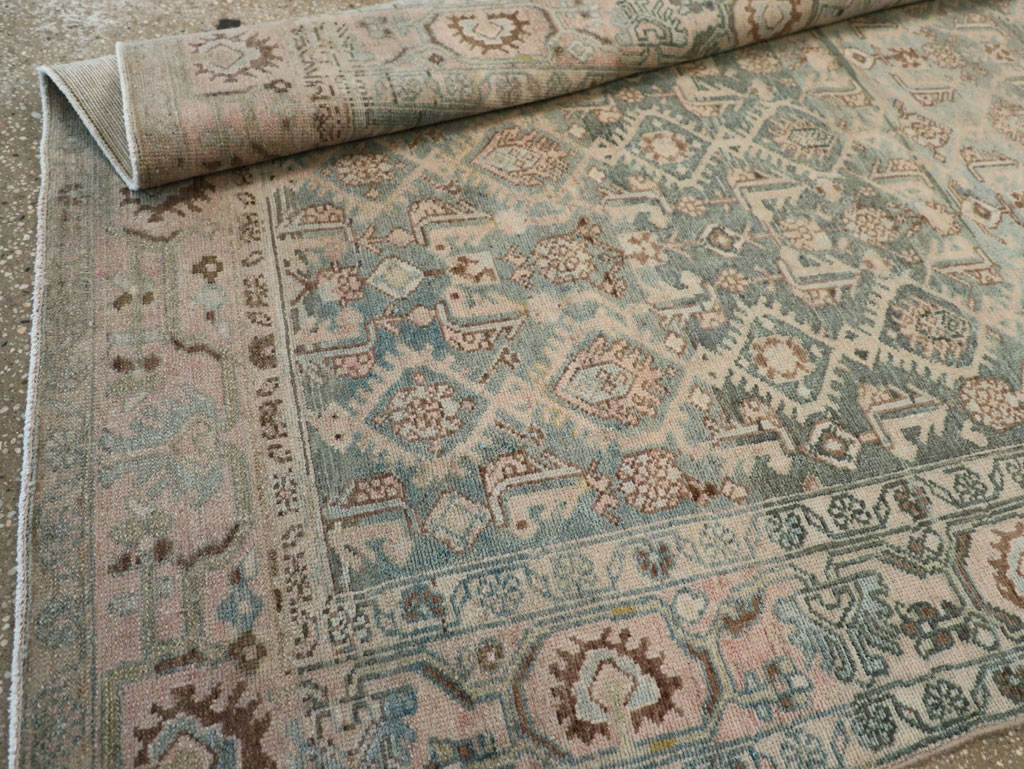 Vintage Persian Malayer Rug, No.29828 - Staging