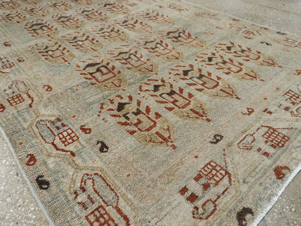 Antique Persian Malayer Runner, No.29829 - Staging