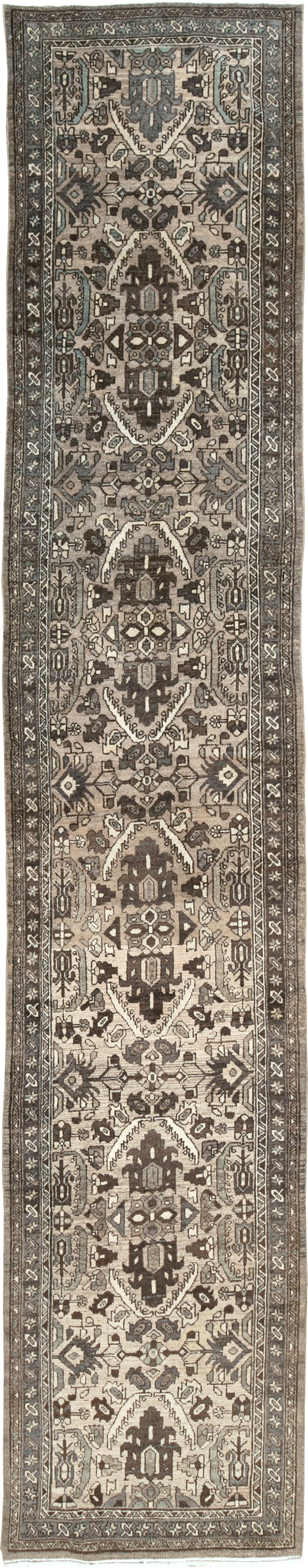 Vintage Persian Malayer Runner, No.29830 - Staging