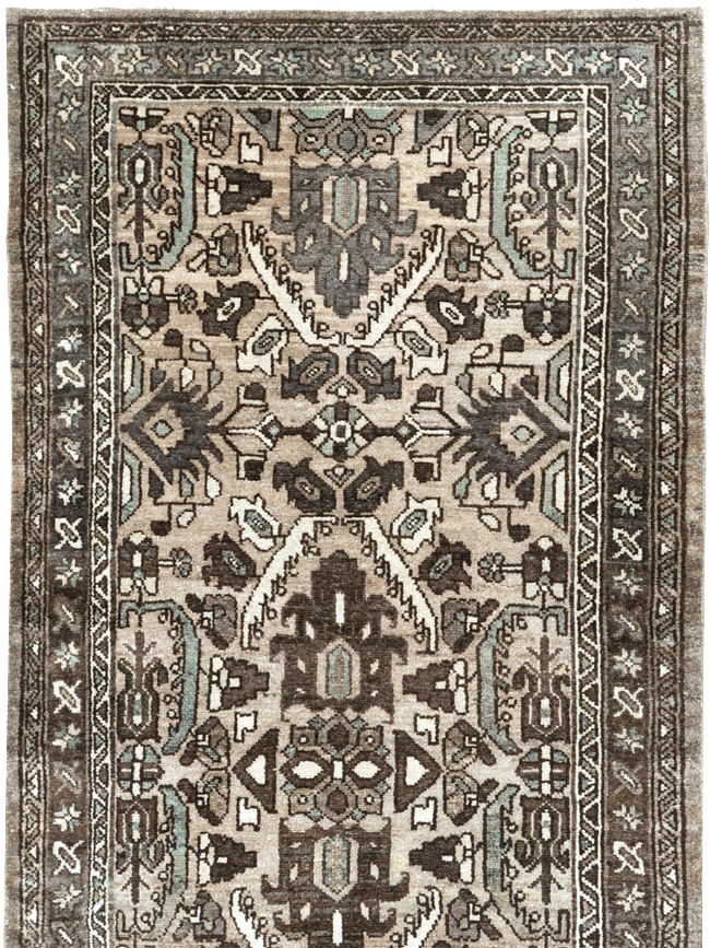 Vintage Persian Malayer Runner, No.29830 - Staging