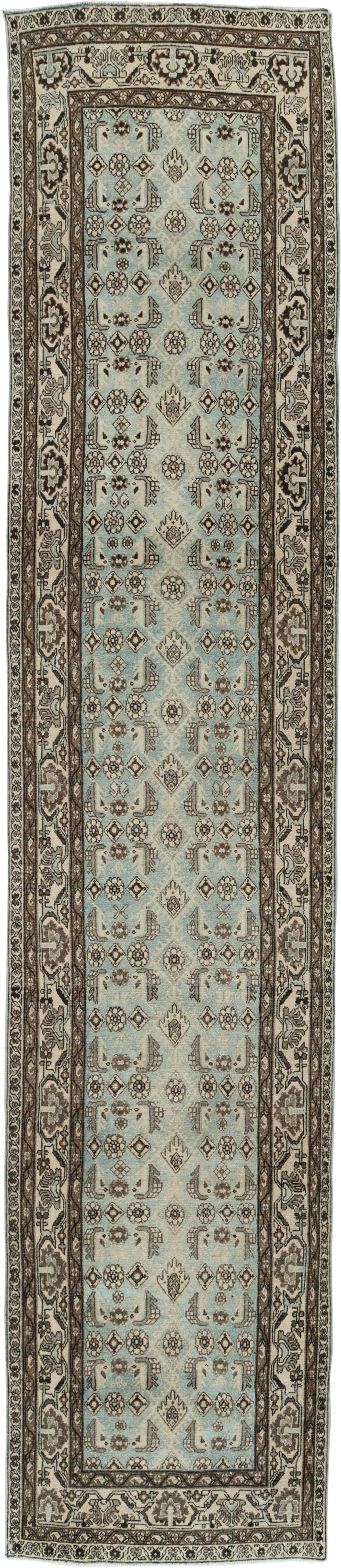 Vintage Persian Malayer Runner, No.29834 - Staging