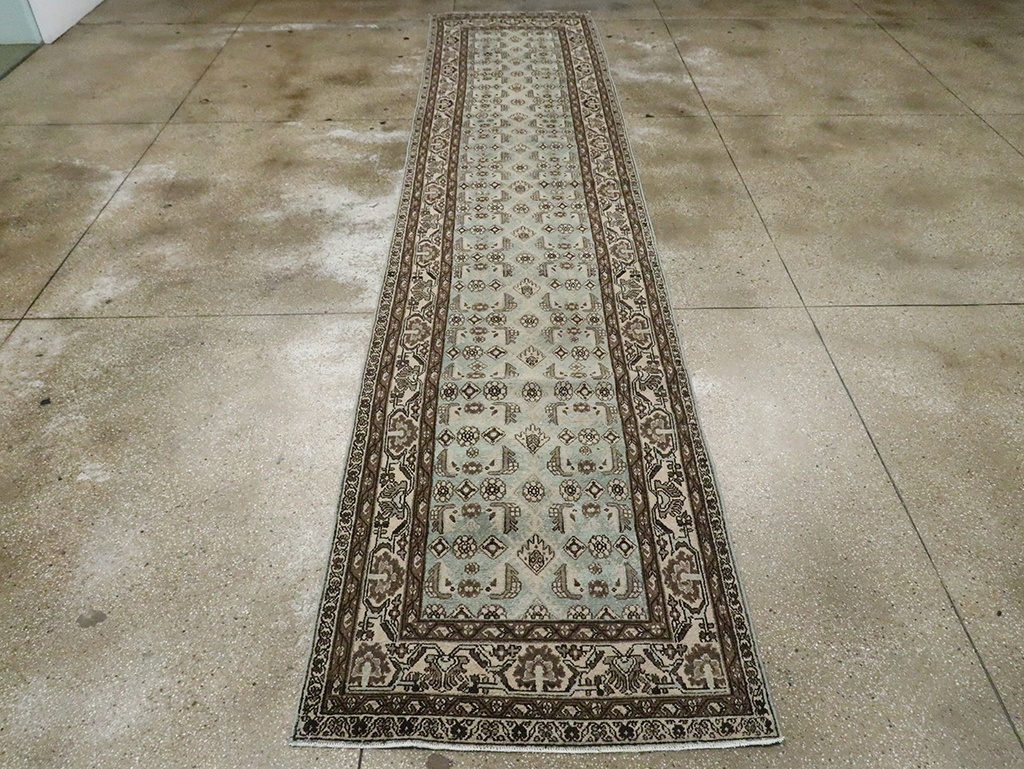 Vintage Persian Malayer Runner, No.29834 - Staging