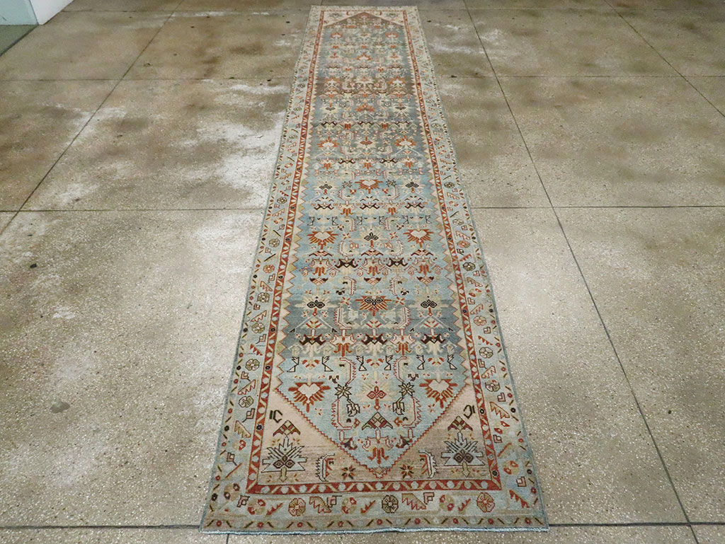 Vintage Persian Malayer Runner, No.29836 - Staging