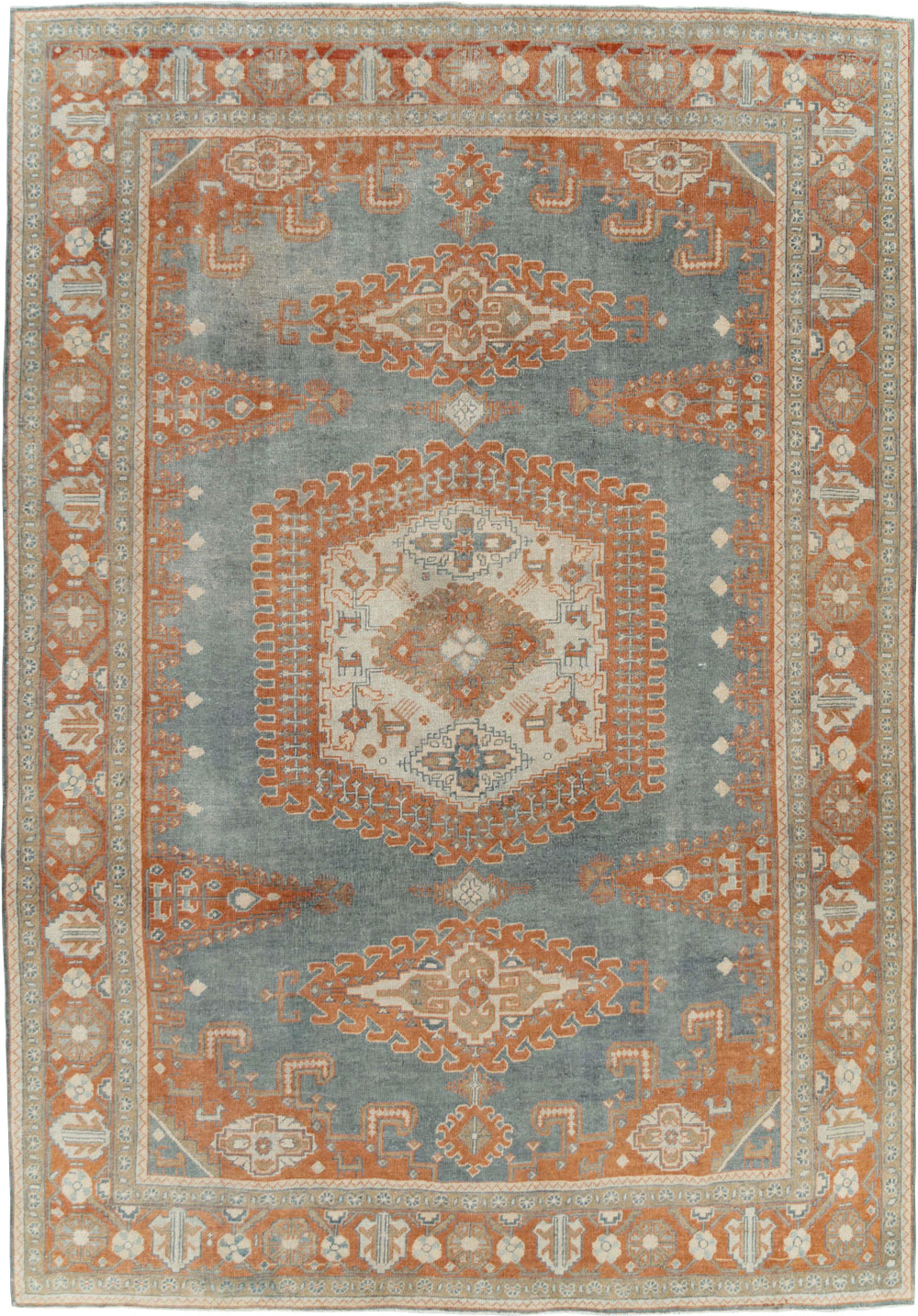 Vintage Persian Veece Carpet, No.29840 - Staging