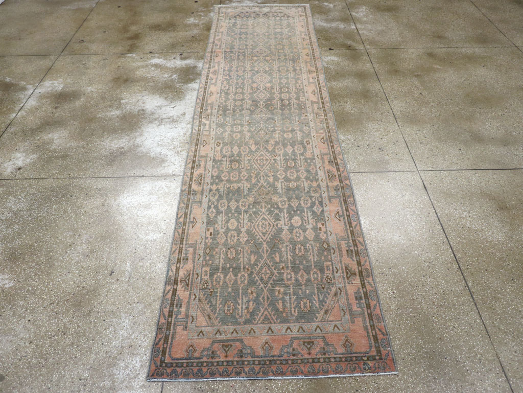Vintage Persian Malayer Runner, No.29841 - Staging