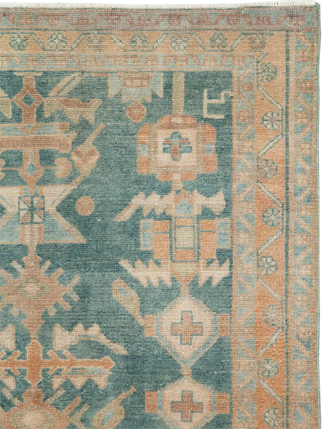 Vintage Persian Malayer Rug, No.29844 - Staging