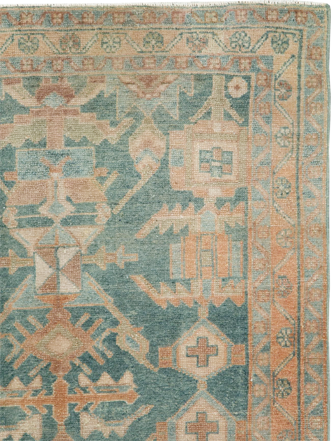 Vintage Persian Malayer Rug, No.29844 - Staging