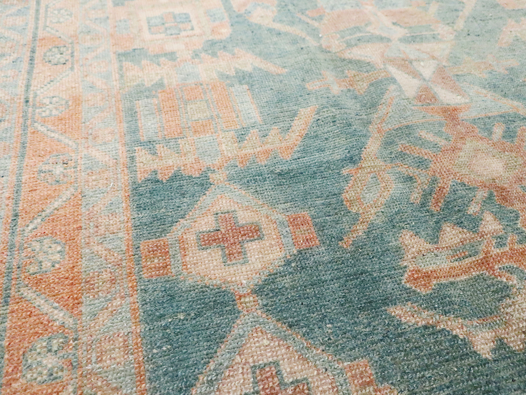 Vintage Persian Malayer Rug, No.29844 - Staging