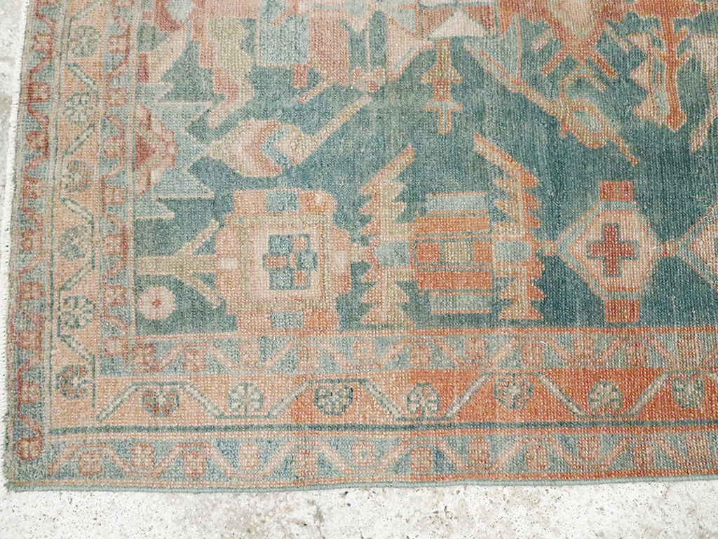 Vintage Persian Malayer Rug, No.29844 - Staging