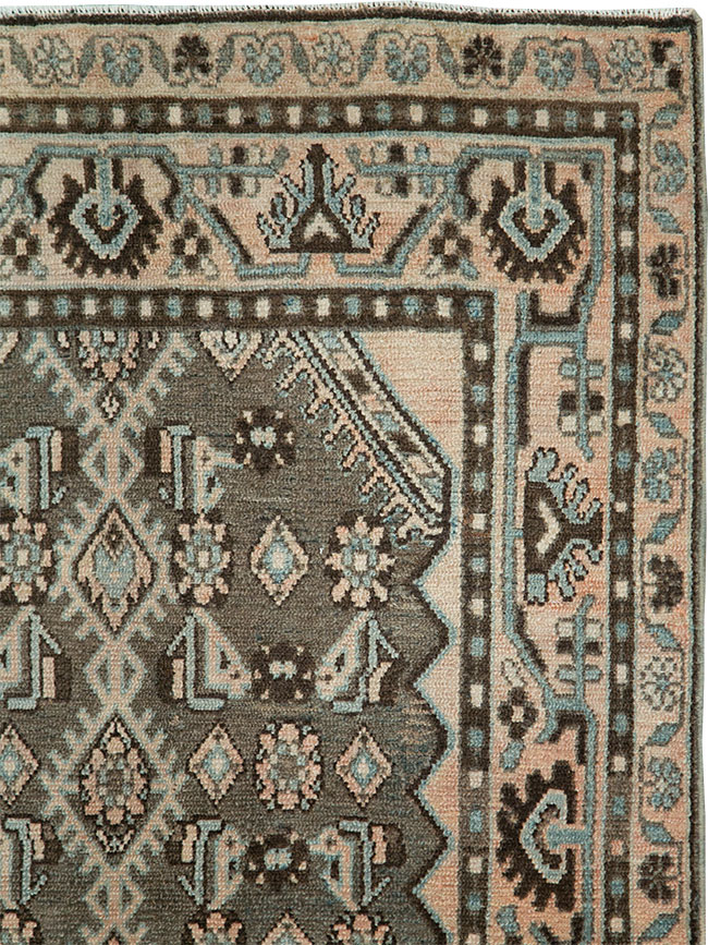 Vintage Persian Malayer Rug, No.29845 - Staging
