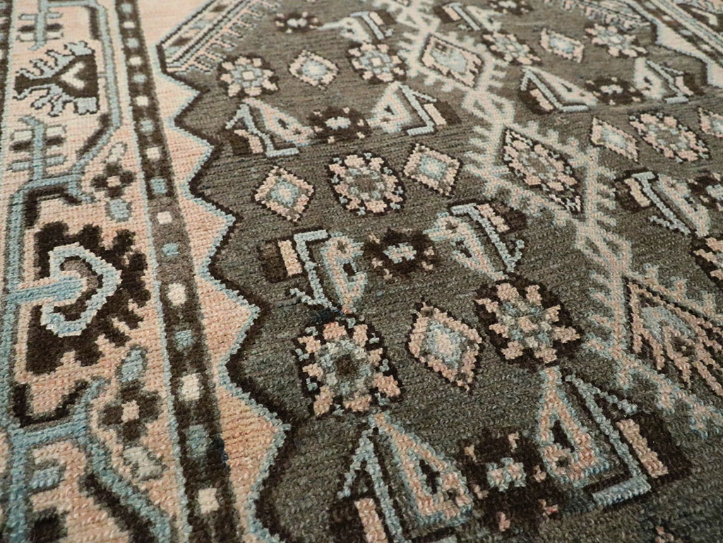 Vintage Persian Malayer Rug, No.29845 - Staging