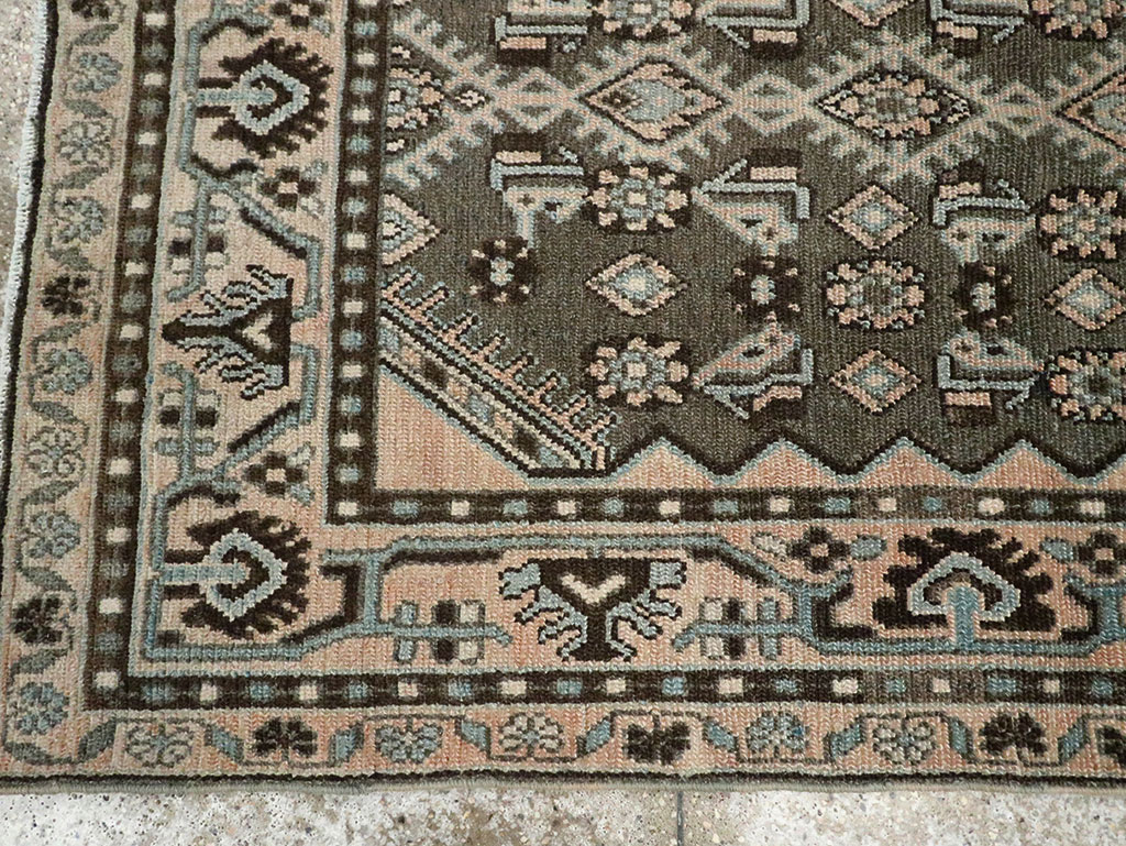 Vintage Persian Malayer Rug, No.29845 - Staging