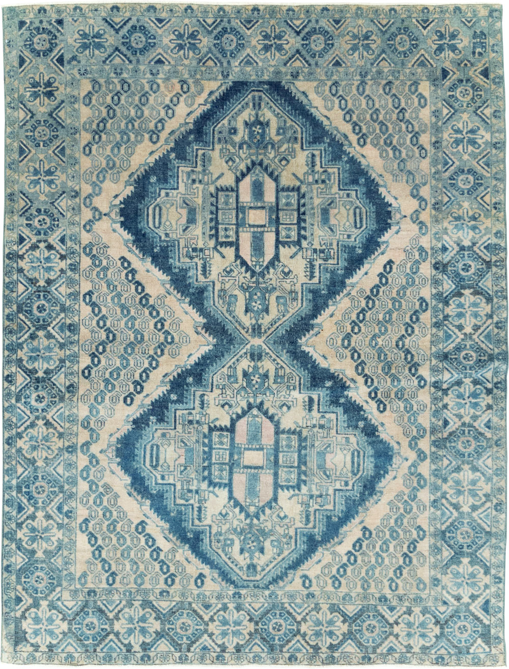 Vintage Persian Afshar Rug, No.29846 - Staging