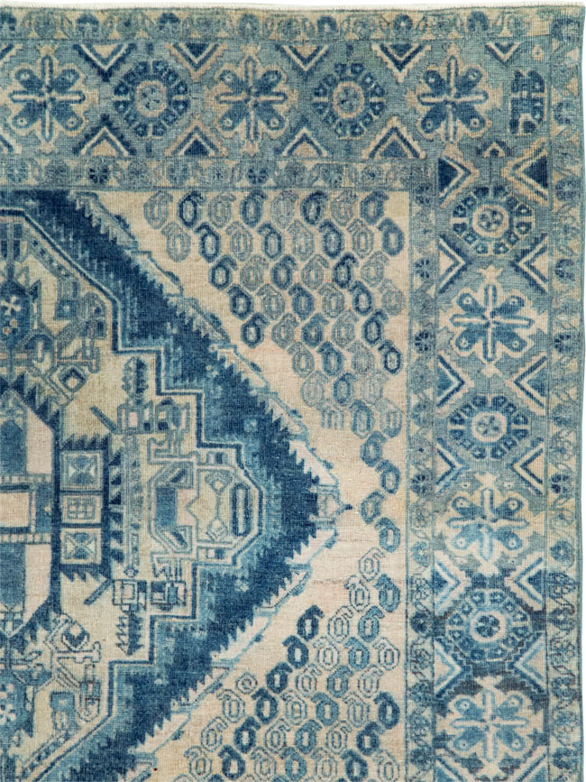 Vintage Persian Afshar Rug, No.29846 - Staging