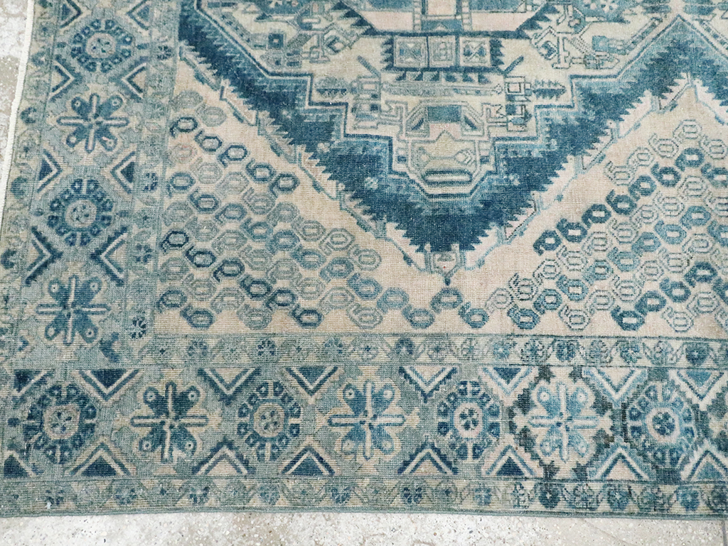 Vintage Persian Afshar Rug, No.29846 - Staging