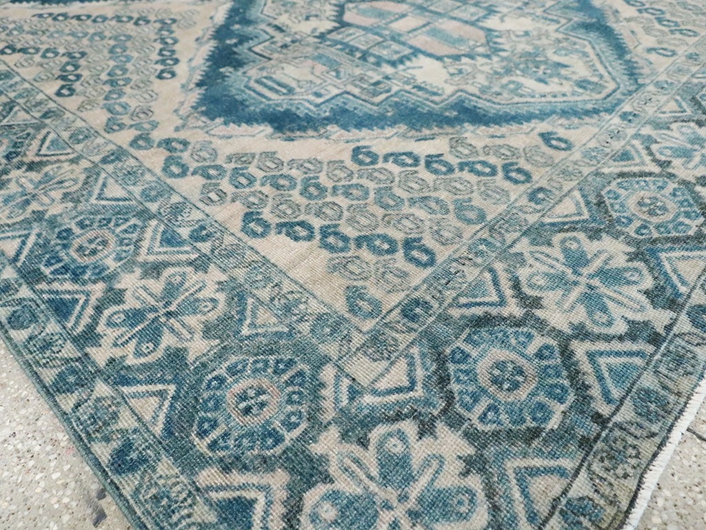 Vintage Persian Afshar Rug, No.29846 - Staging