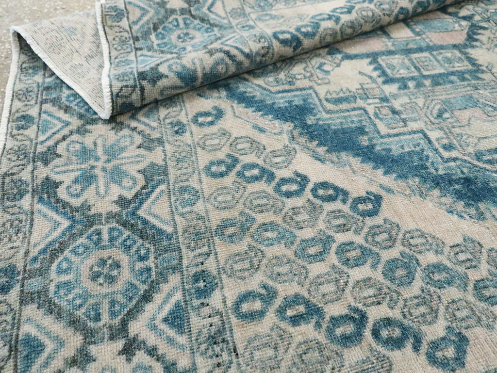 Vintage Persian Afshar Rug, No.29846 - Staging