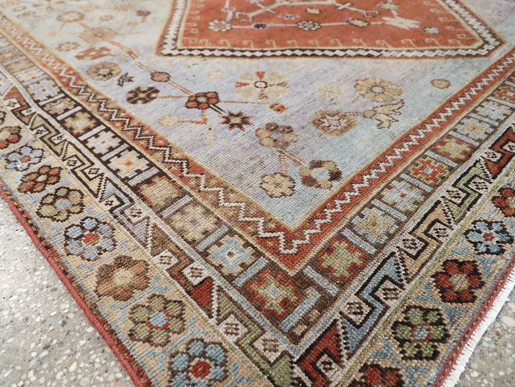 Vintage Persian Shiraz Rug, No.29847 - Staging