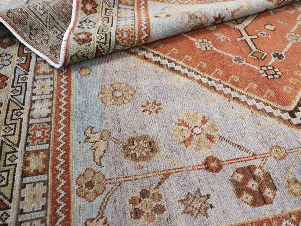 Vintage Persian Shiraz Rug, No.29847 - Staging
