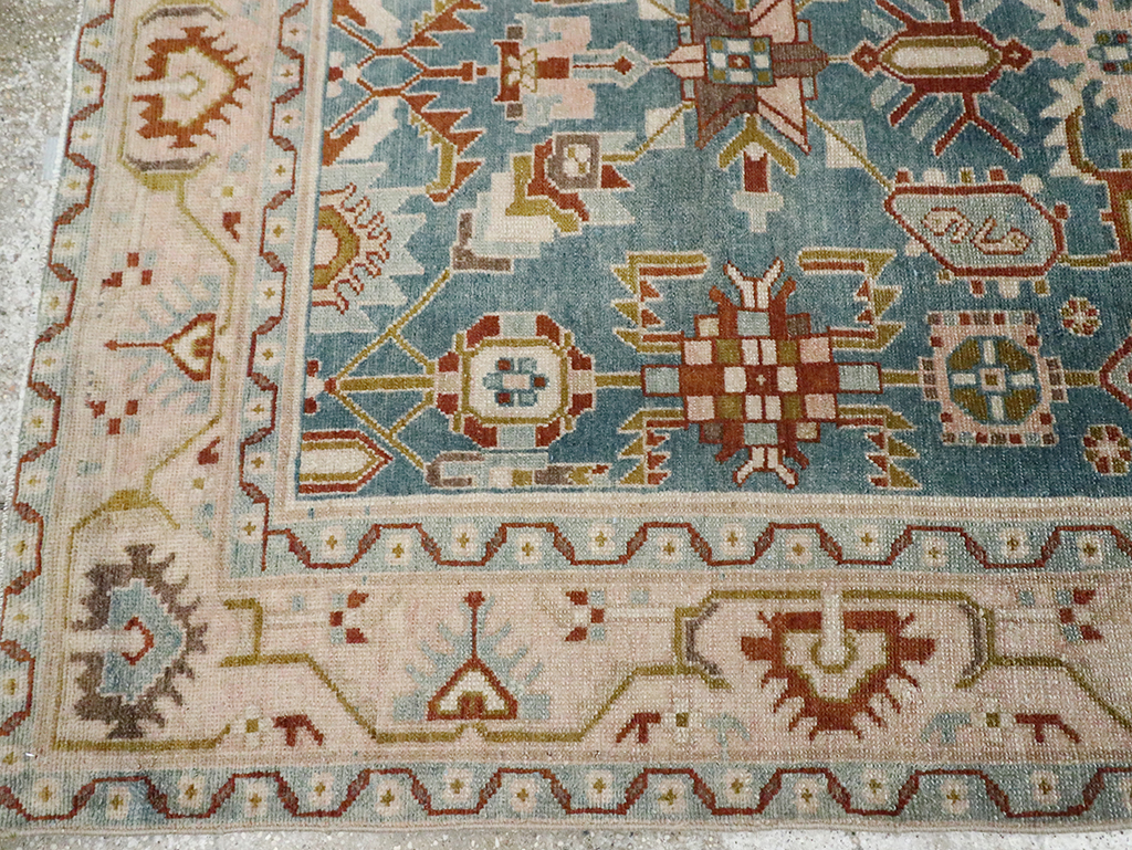 Vintage Persian Malayer Accent Rug, No.29849 - Staging