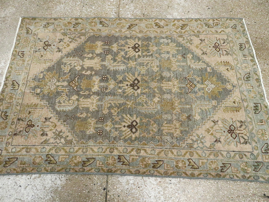Vintage Persian Malayer Rug, No.29851 - Staging