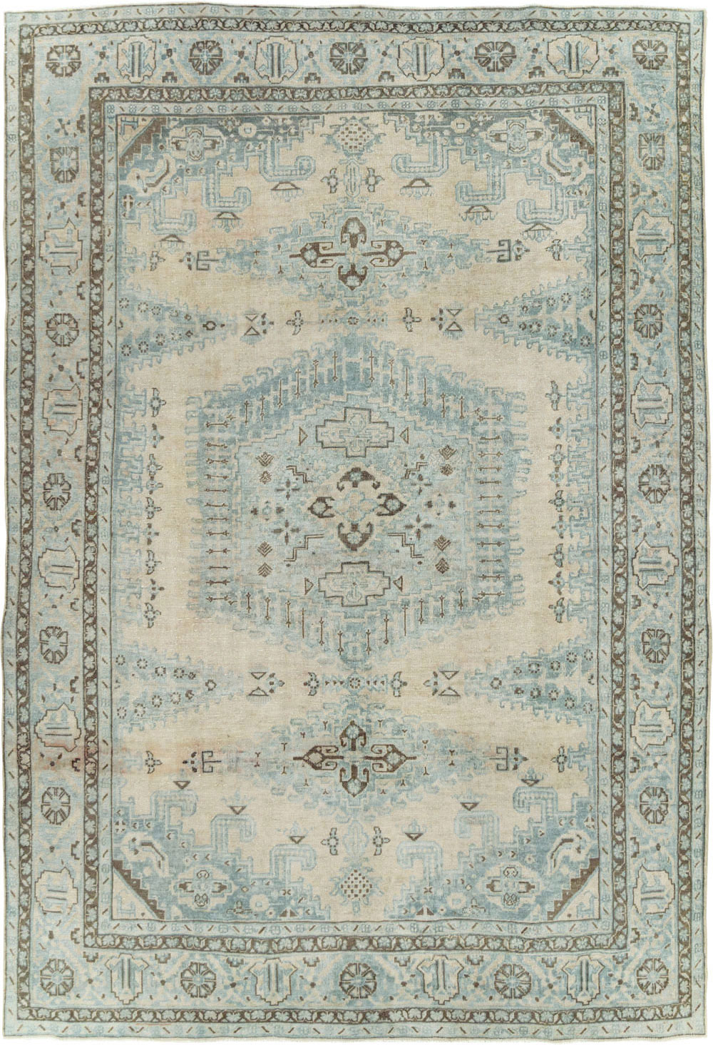 Vintage Persian Veece Accent Carpet, No.29852 - Staging