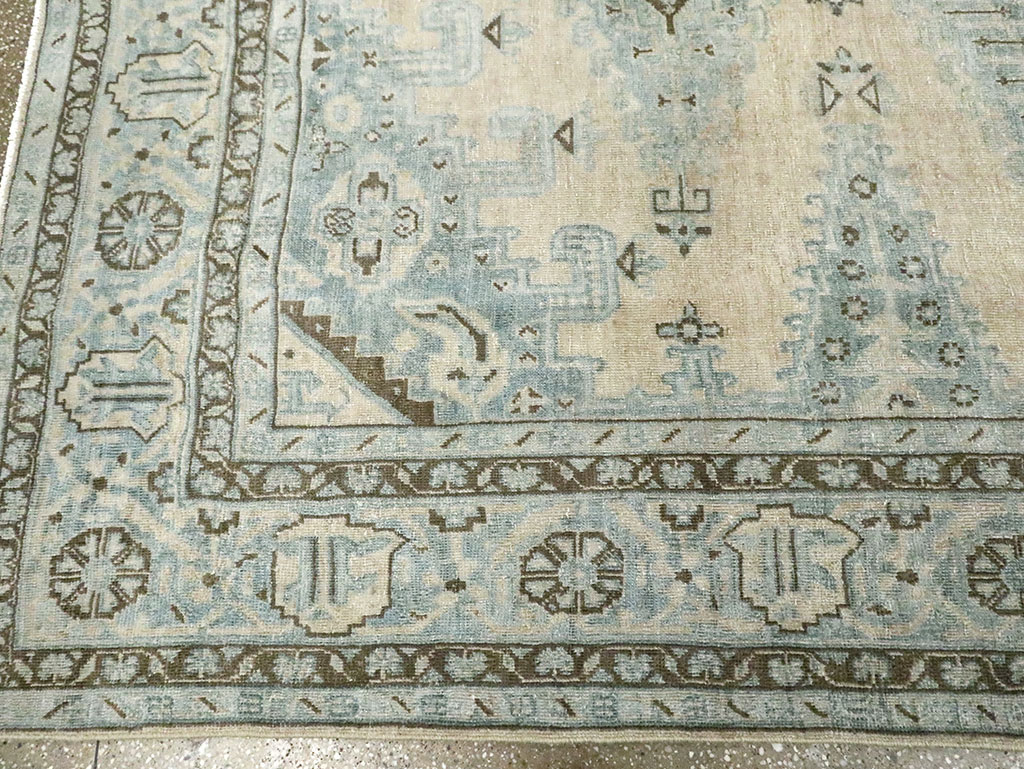 Vintage Persian Veece Accent Carpet, No.29852 - Staging