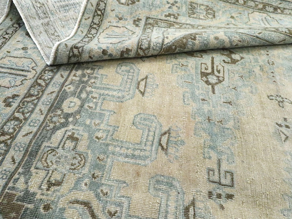 Vintage Persian Veece Accent Carpet, No.29852 - Staging