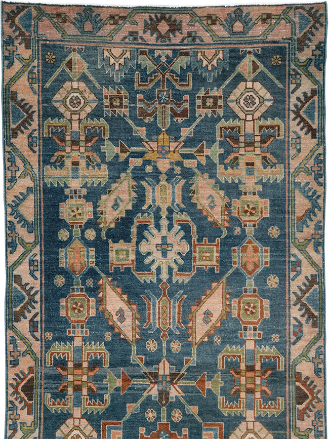 Vintage Persian Malayer Long Runner, No.29854 - Staging