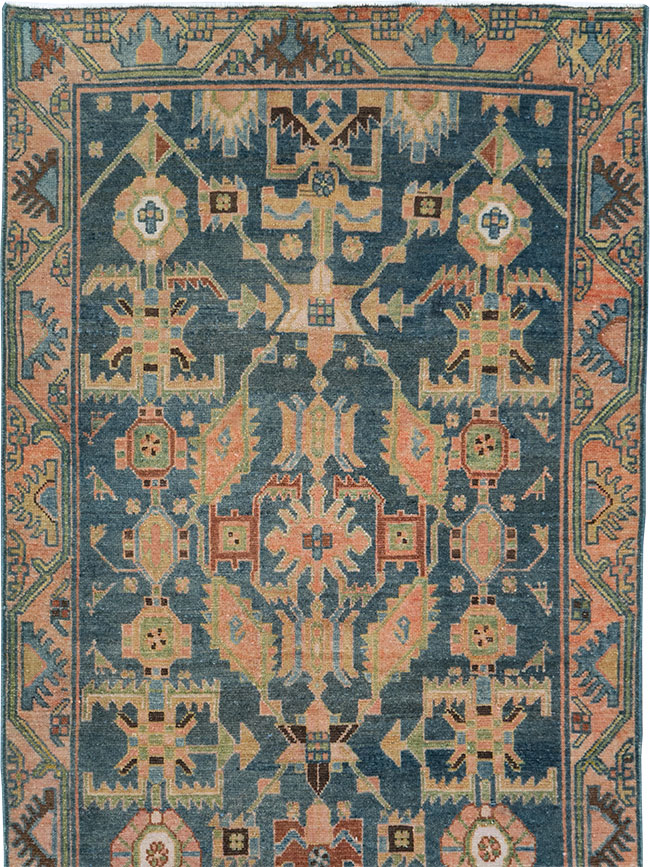 Vintage Persian Malayer Long Runner, No.29854 - Staging