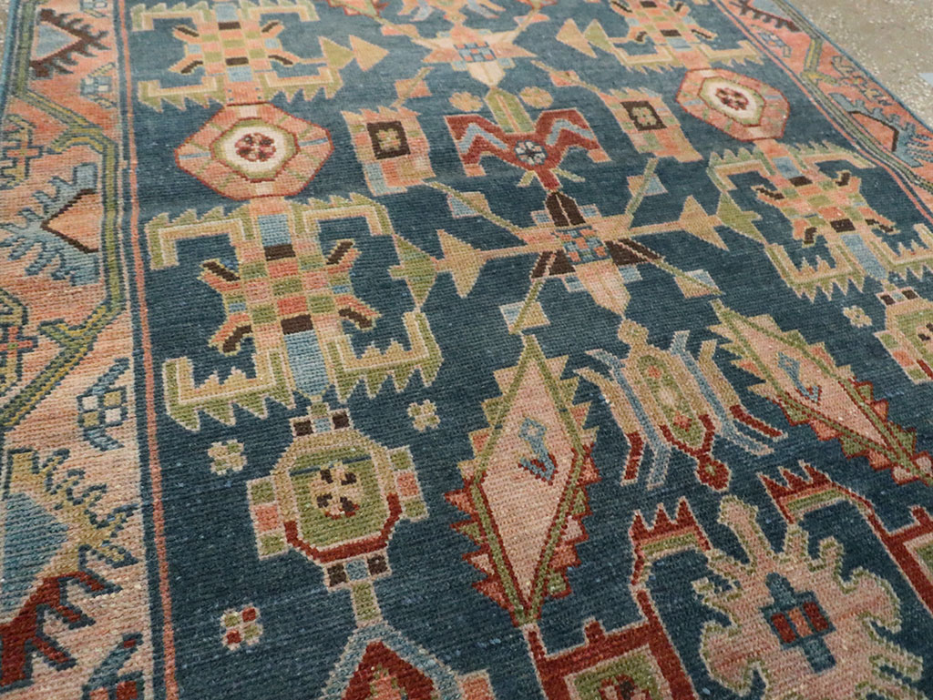 Vintage Persian Malayer Long Runner, No.29854 - Staging
