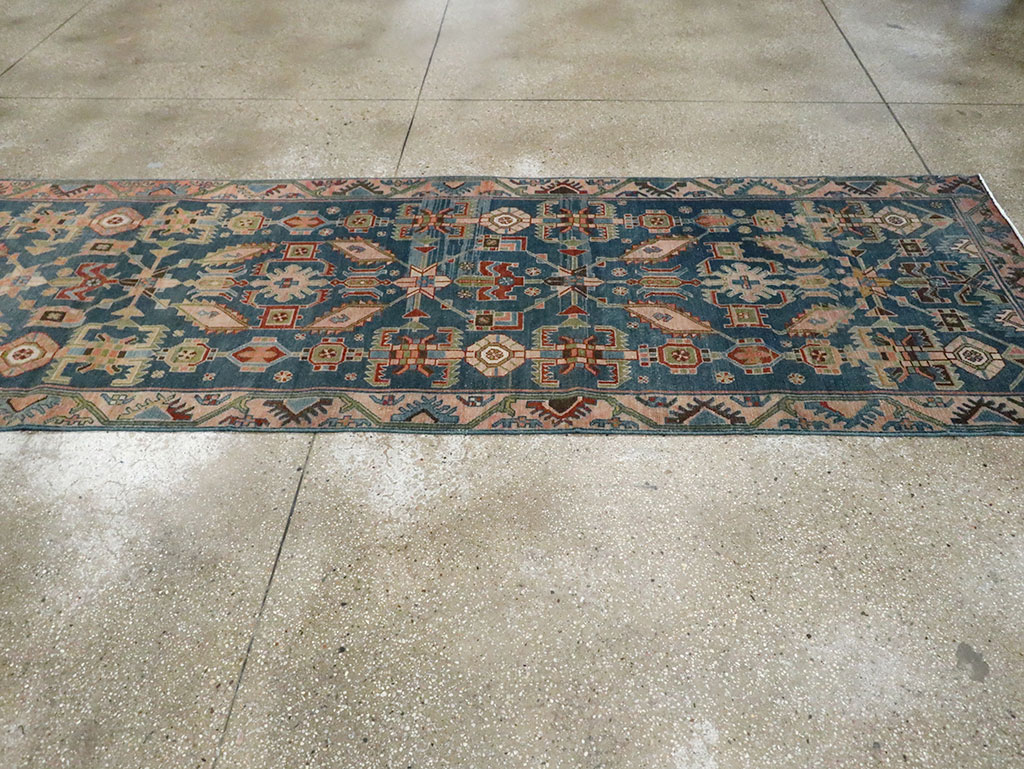 Vintage Persian Malayer Long Runner, No.29854 - Staging