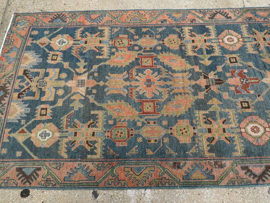 Vintage Persian Malayer Long Runner, No.29854 - Staging