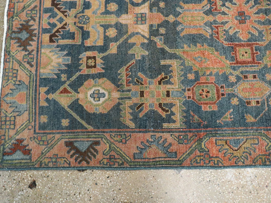 Vintage Persian Malayer Long Runner, No.29854 - Staging