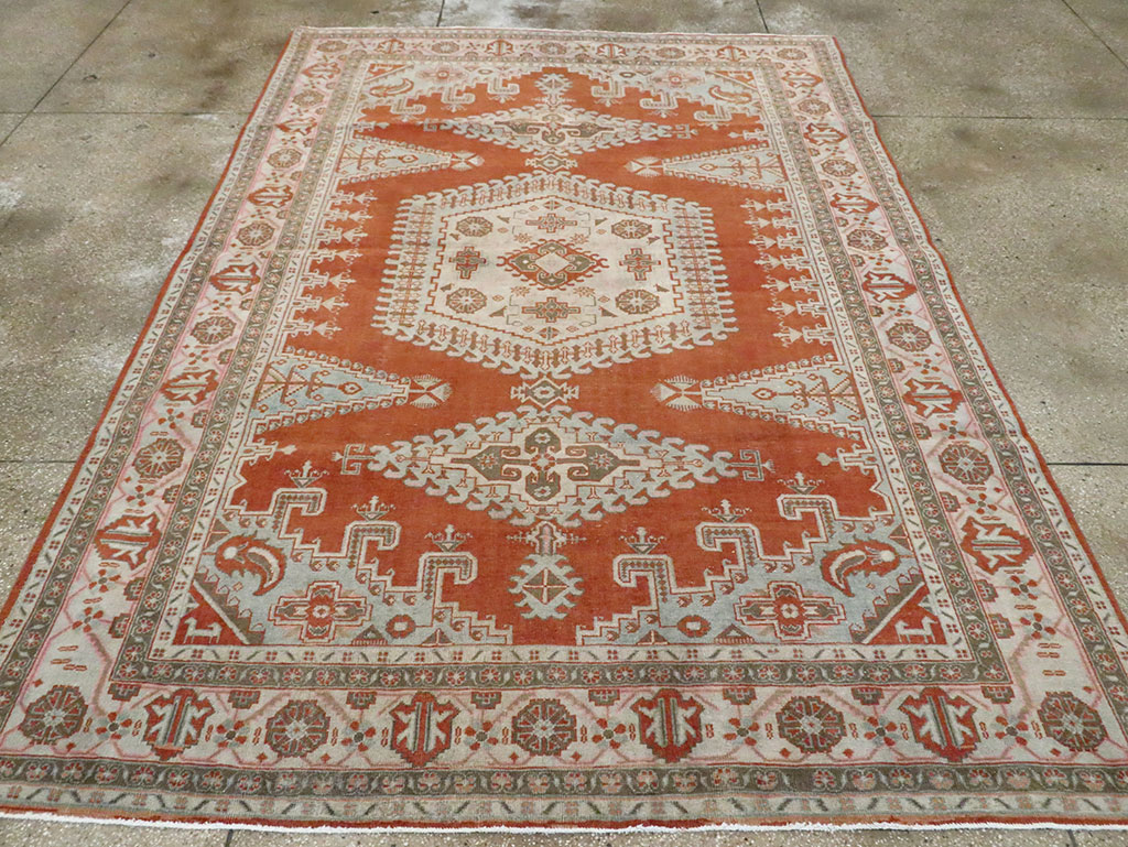 Vintage Persian Veece Carpet, No.29855 - Staging