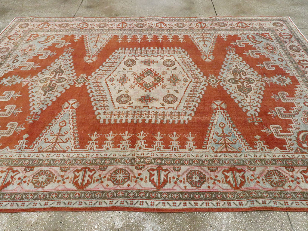 Vintage Persian Veece Carpet, No.29855 - Staging